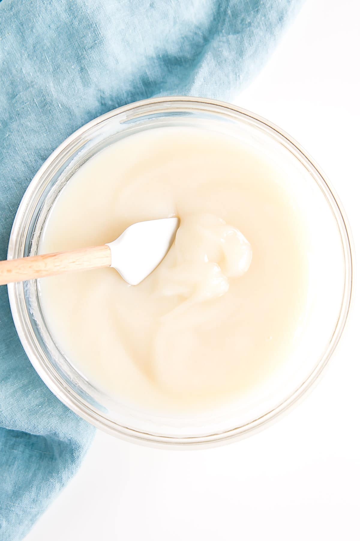 Ermine Frosting (also known as flour buttercream or heritage frosting) is an easy and delicious buttercream made with flour, sugar, milk, and butter. | livforcake.com Flour mixture (roux) in a bowl.