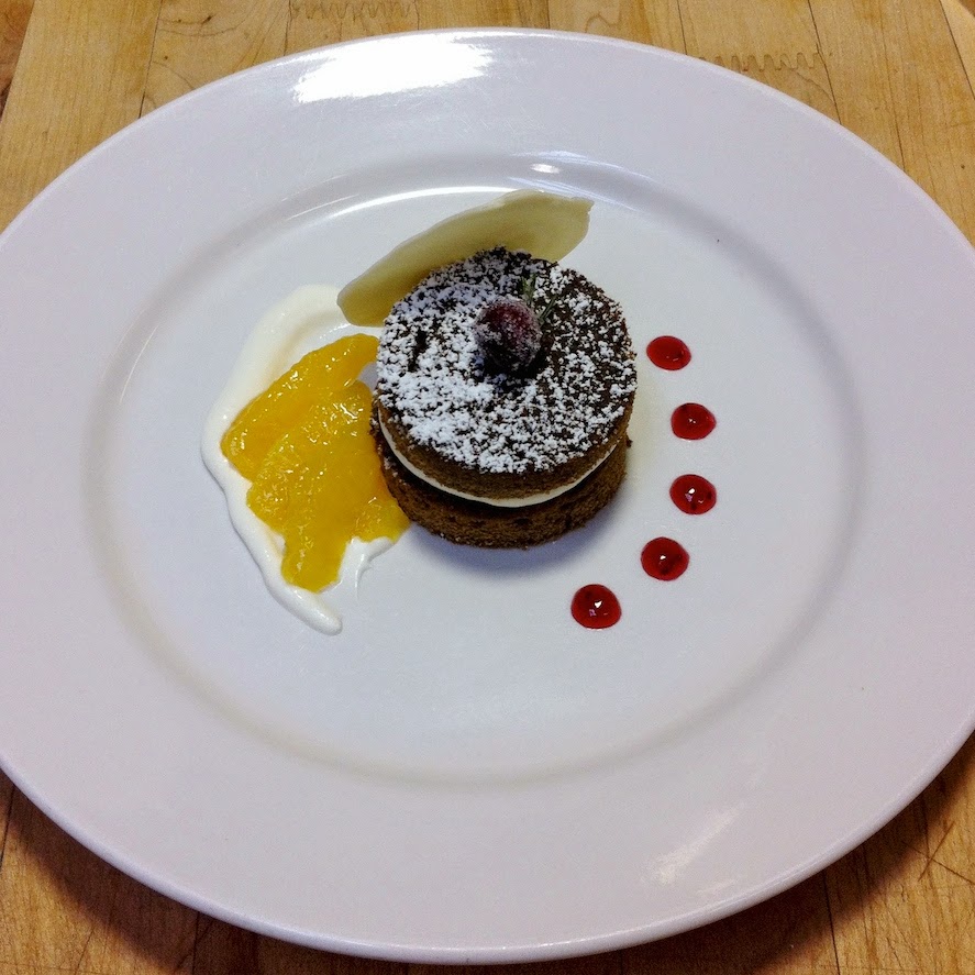 Scenes from a pastry kitchen.